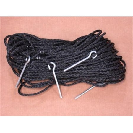 Home Court Home Court M8M25B 8 Meter Black .25-inch rope Non-adjustable Grass Courtlines M8M25B